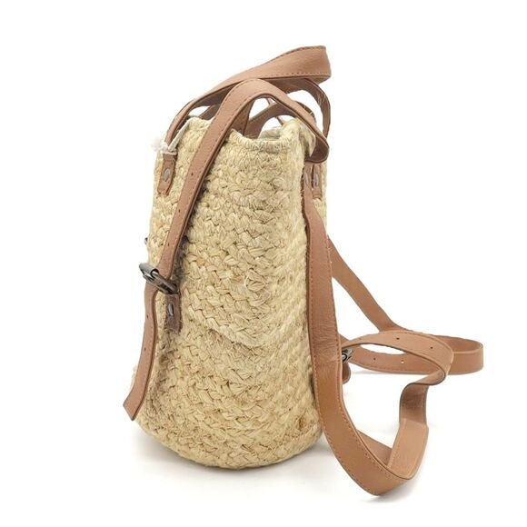 NWT XIX Palms Beachly The Shore Break Jute Insulated Picnic Cooler Backpack NEW - Picture 6 of 16